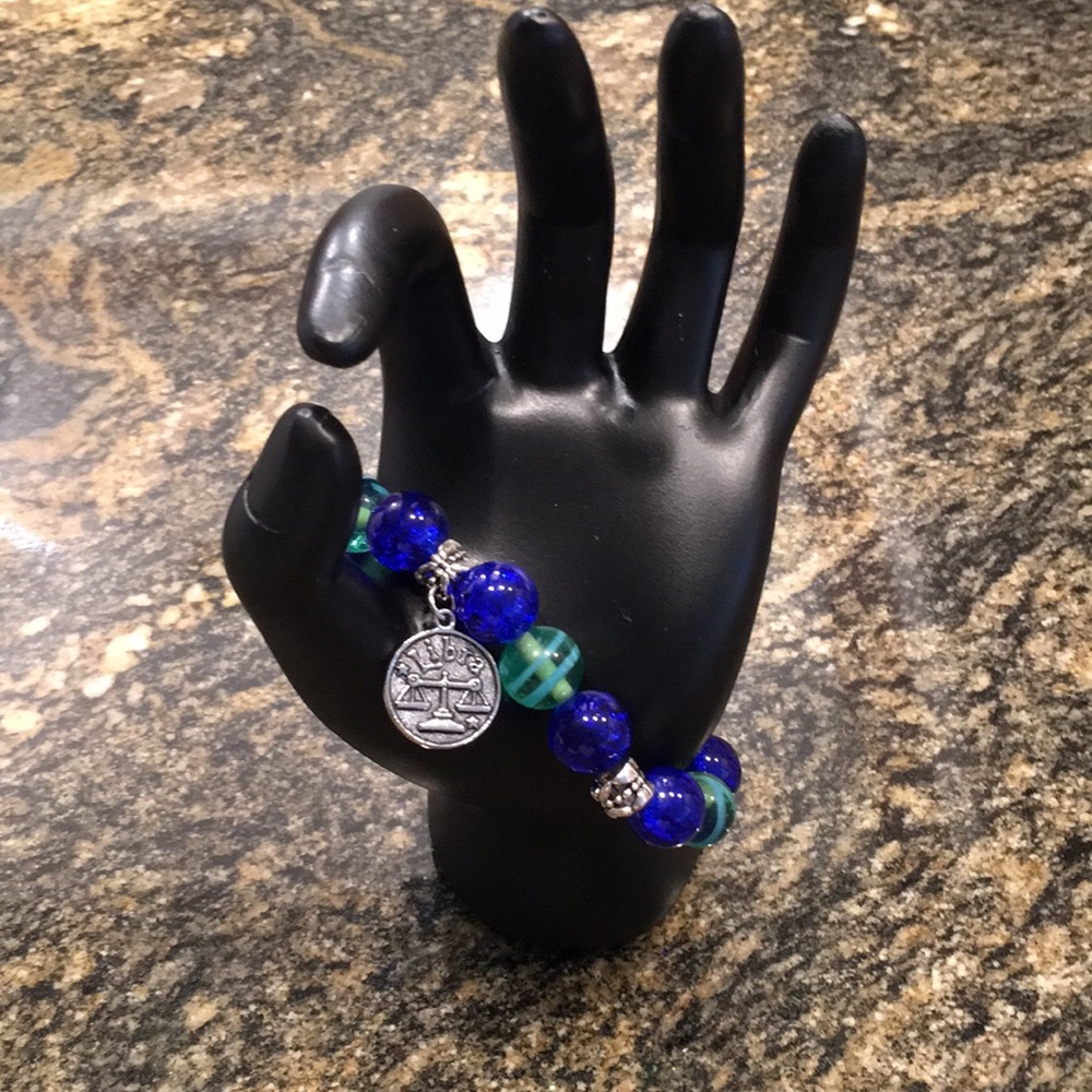 New. Libra Zodiac Bracelet. Handmade.